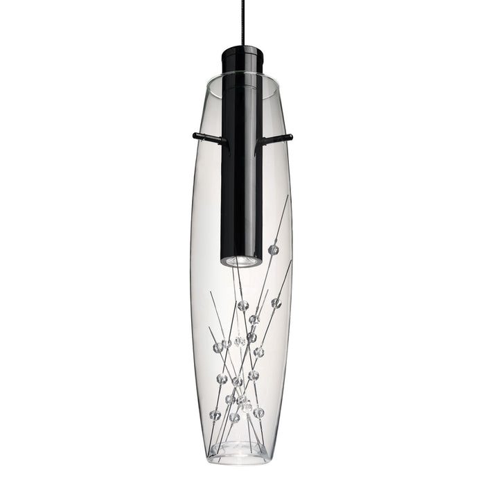 Besa X-1688WW-LED-BK Pendant, Black