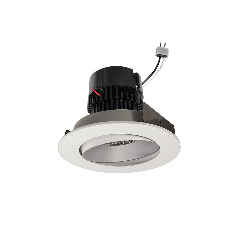 Nora Lighting NPRLV-4RC40XHZMPW LED Retrofit, Haze / Matte Powder White