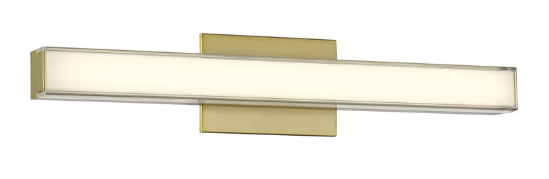 Minka-Lavery 512-787-L LED Bath Vanity, Ashen Brass