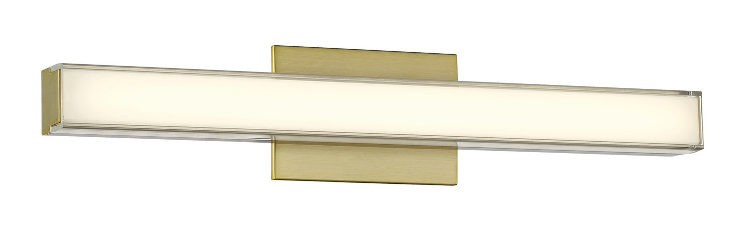 Minka-Lavery 512-787-L LED Bath Vanity, Ashen Brass