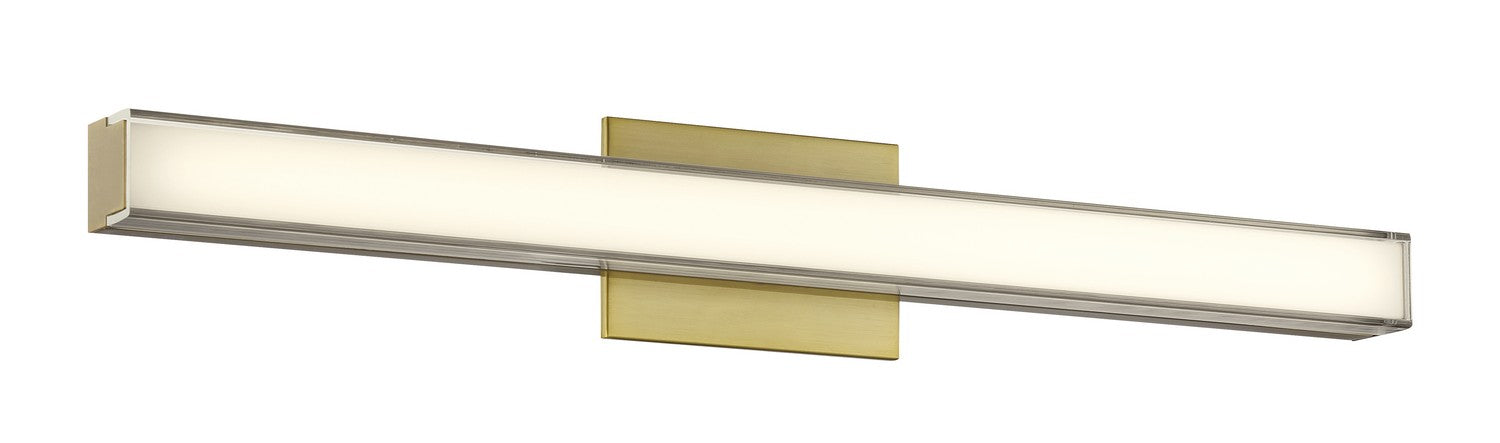 Minka-Lavery 513-787-L LED Bath Vanity, Ashen Brass