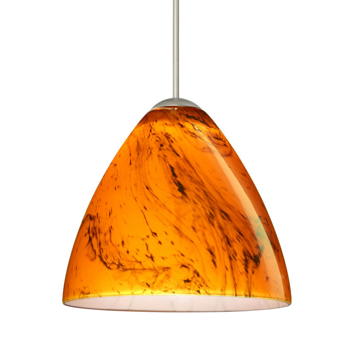 Besa XP-1779HB-LED-SN Pendant, Satin Nickel