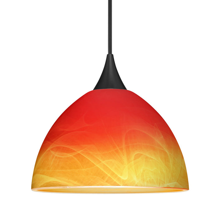 Besa XP-4679SL-LED-BK Pendant, Black