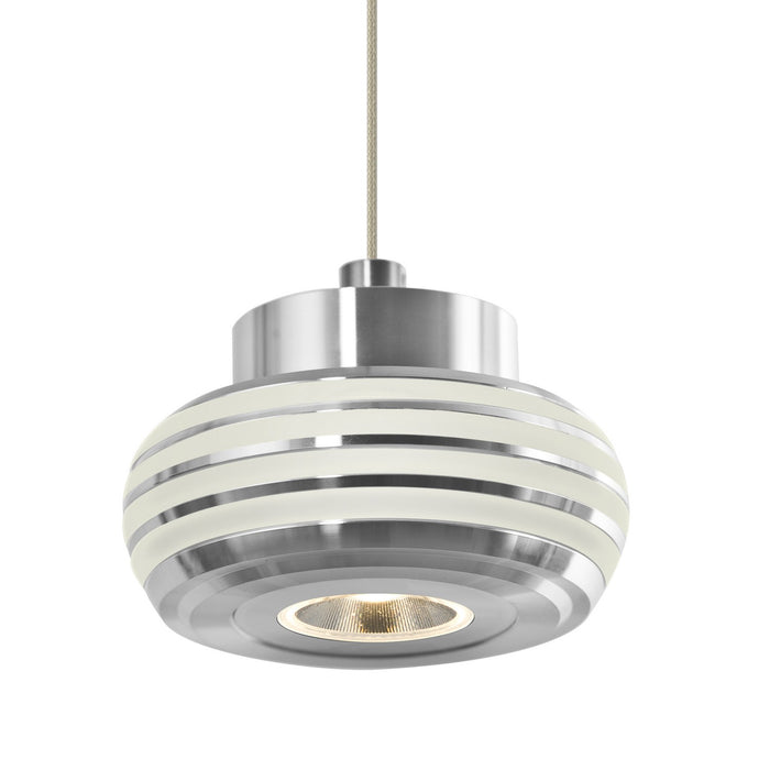 Besa XP-FLOW00-CLCL-LED-SN Pendant, Satin Nickel
