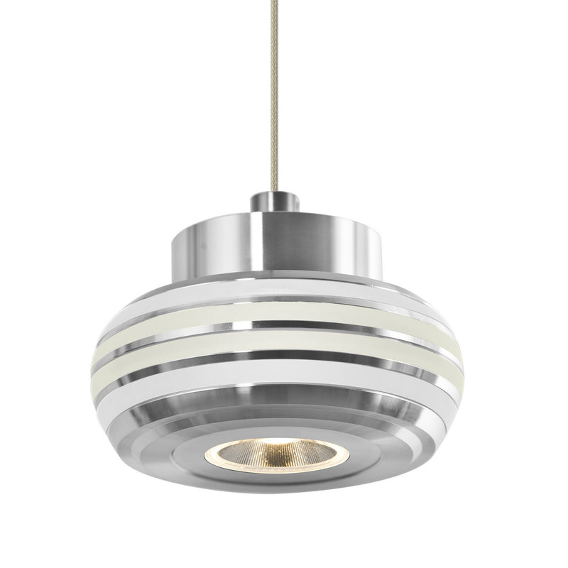 Besa XP-FLOW00-FRCL-LED-SN Pendant, Satin Nickel