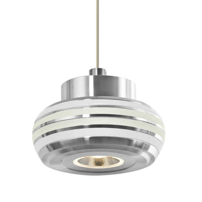Besa XP-FLOW00-FRCL-LED-SN Pendant, Satin Nickel