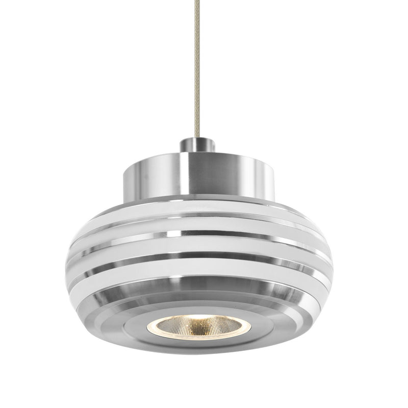 Besa XP-FLOW00-FRFR-LED-SN Pendant, Satin Nickel
