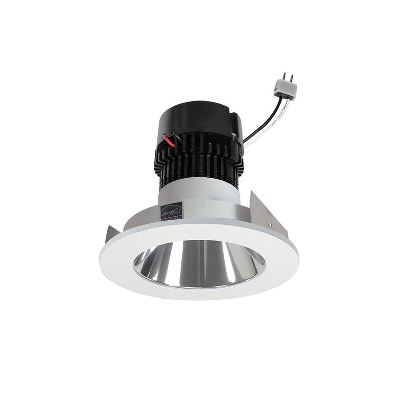 Nora Lighting NPRLV-4RNDC27XCMPW LED Retrofit Reflector, Clear / Matte Powder White
