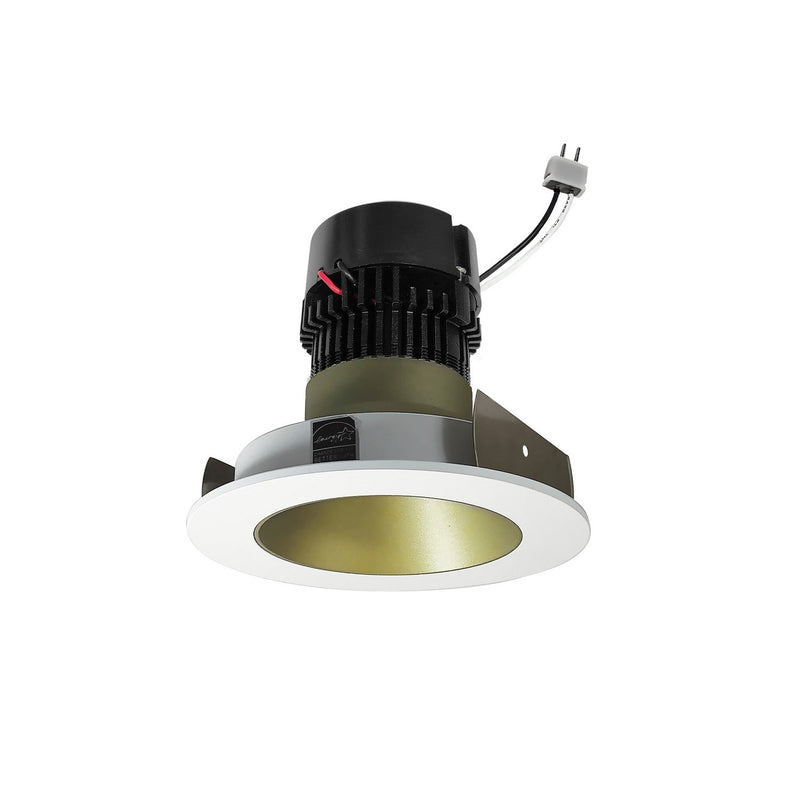 Nora Lighting NPRLV-4RNDC35XCHMPW LED Retrofit Reflector, Champagne Haze / Matte Powder White