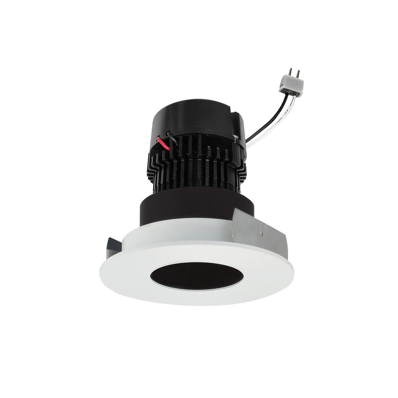Nora Lighting NPRLV-4RPH40XBMPW LED Pinhole Retrofit, Black / Matte Powder White