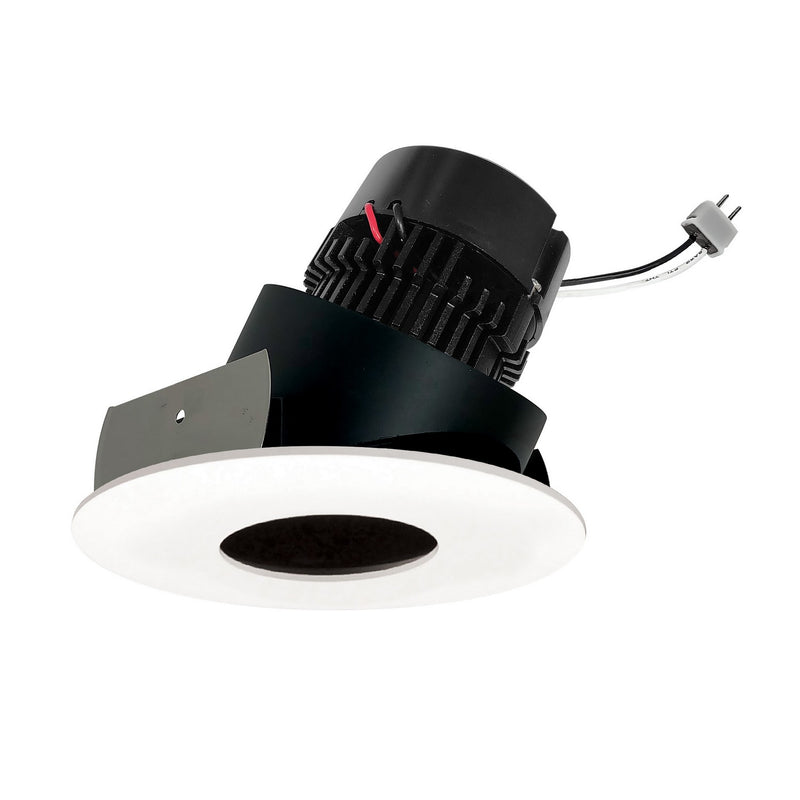 Nora Lighting NPRLV-4RPHA27XBMPW LED Pinhole Retrofit, Black / Matte Powder White