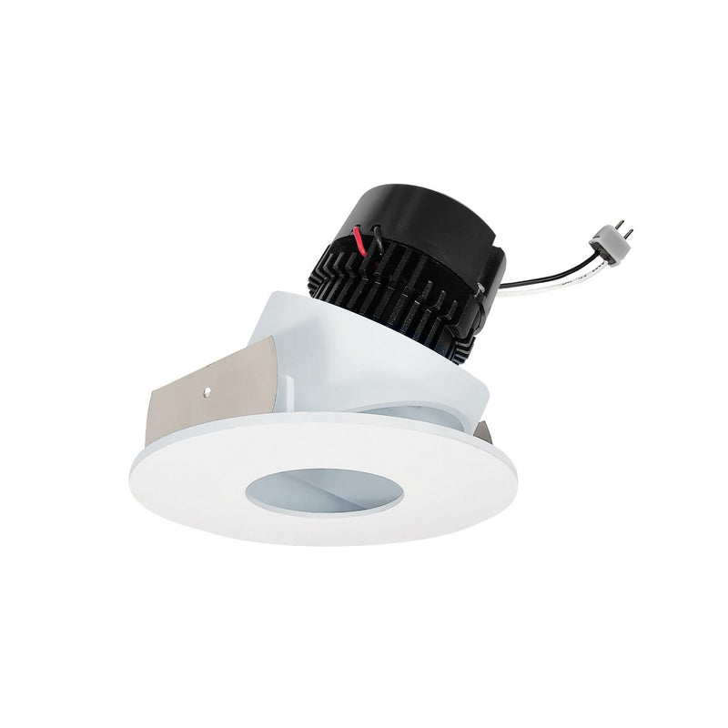 Nora Lighting NPRLV-4RPHA40XMPW LED Pinhole Retrofit, Matte Powder White