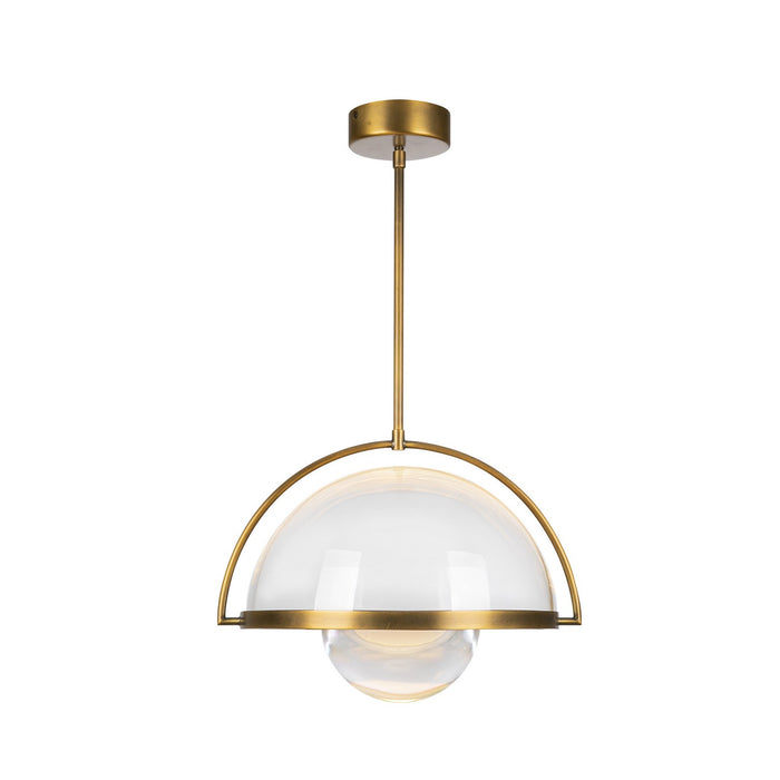 Kuzco Lighting PD20716-VB-UNV LED Pendant, Vintage Brass