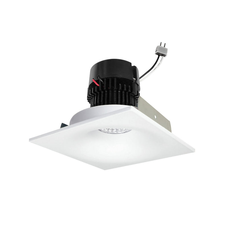 Nora Lighting NPRLV-4SNBCDXMPW LED Bullnose Retrofit, Matte Powder White