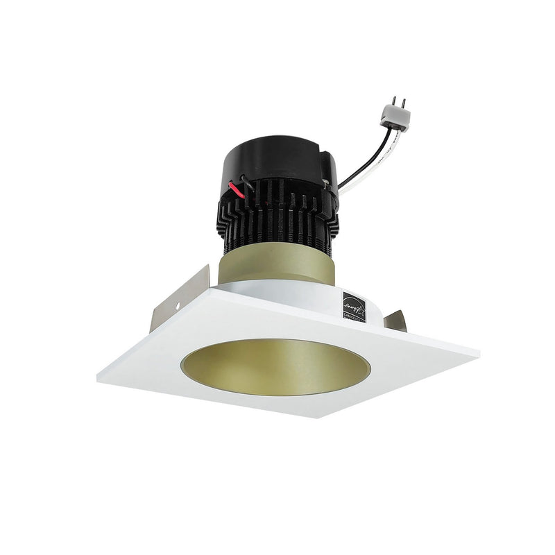 Nora Lighting NPRLV-4SNDC35XCHMPW LED Retrofit Reflector, Champagne Haze / Matte Powder White