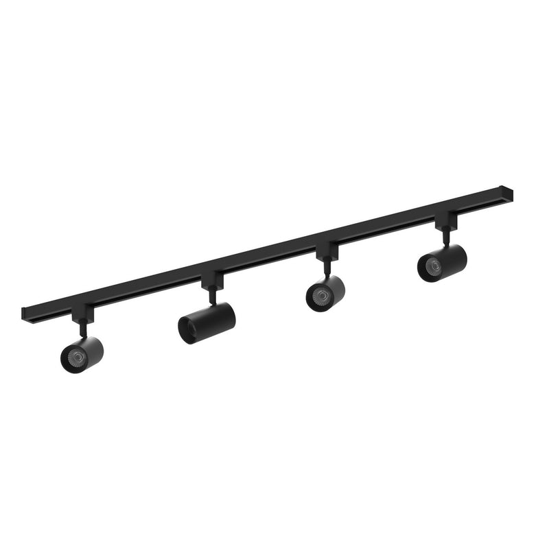 Nora Lighting NTLE-864930NB/4H 4-ft Track Pack, Black