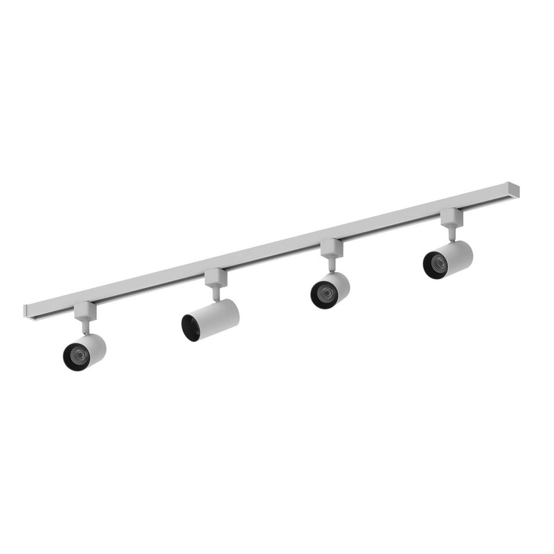 Nora Lighting NTLE-864935NW/4H 4-ft Track Pack, White