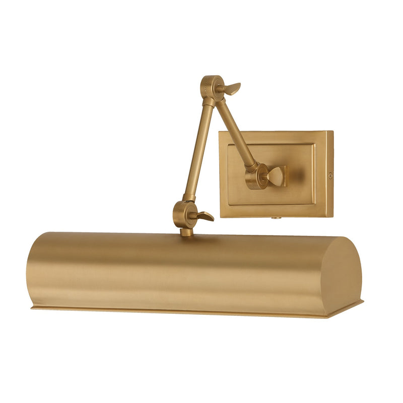 Capital Lighting 653711AD One Light Wall Sconce, Aged Brass