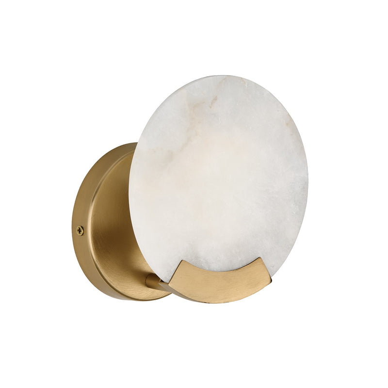 Capital Lighting 654611AD One Light Wall Sconce, Aged Brass