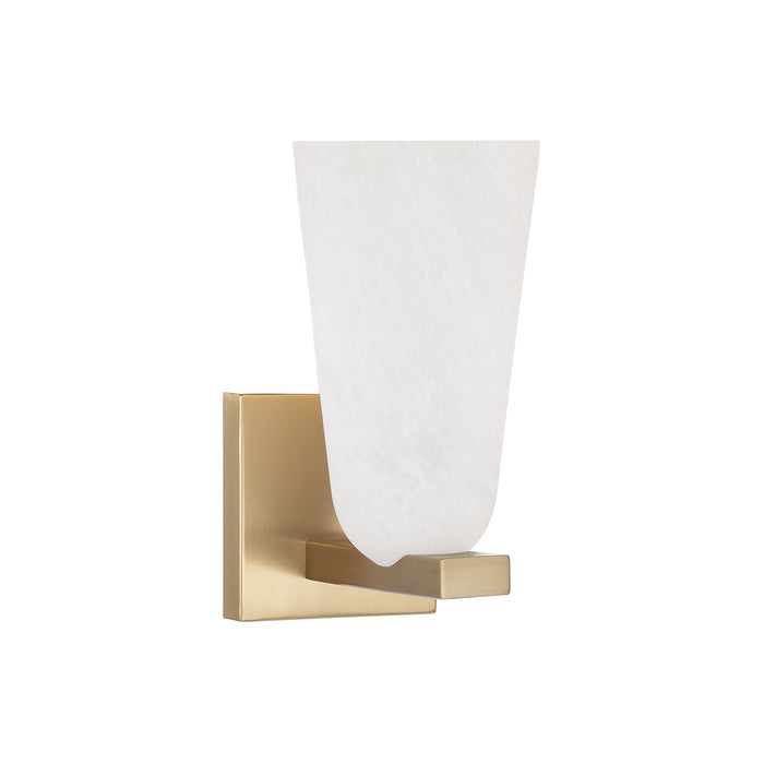 Capital Lighting 656911MA-556 One Light Wall Sconce, Matte Brass