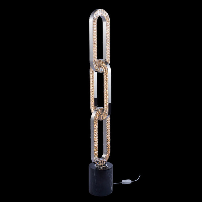 Allegri 028195-010-FR001 LED Floor Lamp, Polished Chrome