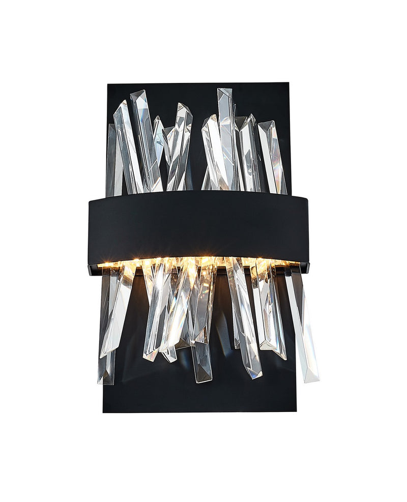 Allegri 030220-052 LED Wall Sconce, Matte Balck