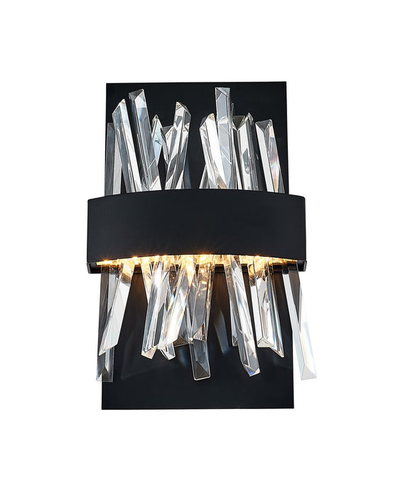 Allegri 030220-052 LED Wall Sconce, Matte Balck