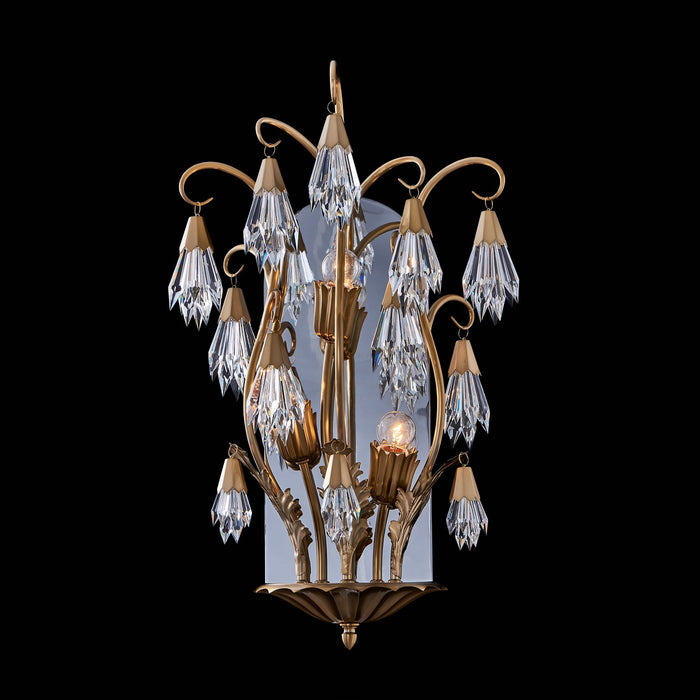 Allegri 040323-044-FR001 Three Light Wall Sconce, Winter Brass