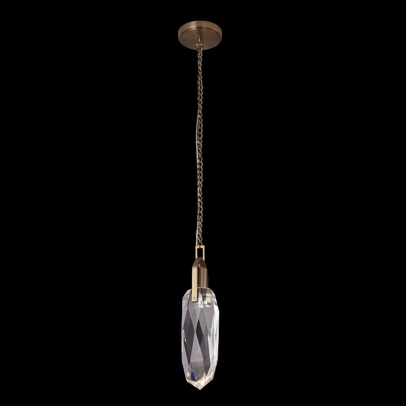 Allegri 042011-044-FR001 LED Pendant, Winter Brass