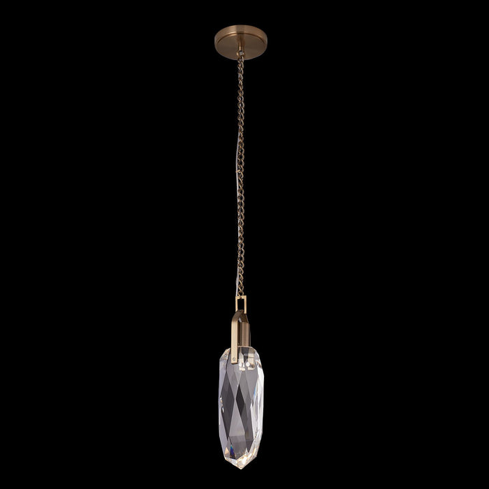 Allegri 042011-044-FR001 LED Pendant, Winter Brass