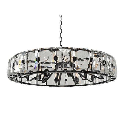 Kalco 390456DB Eight Light Pendant, Dark Bronze