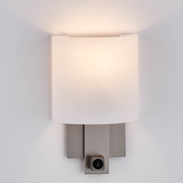 Kalco 4651SN One Light Wall Sconce, Satin Nickel