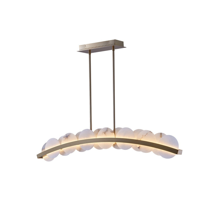 Kalco 518461WB LED Island Pendant, Winter Brass