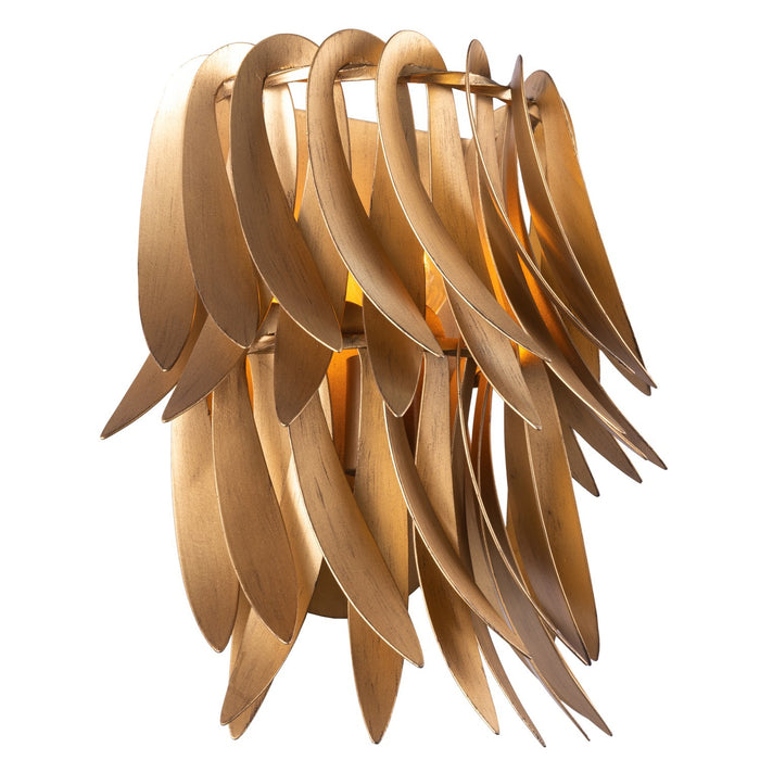 Kalco 518521NG One Light Wall Sconce, New Gold