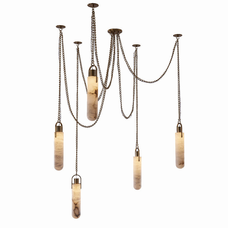 Kalco 519275WB LED Pendant, Winter Brass