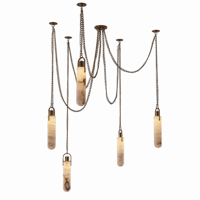 Kalco 519275WB LED Pendant, Winter Brass