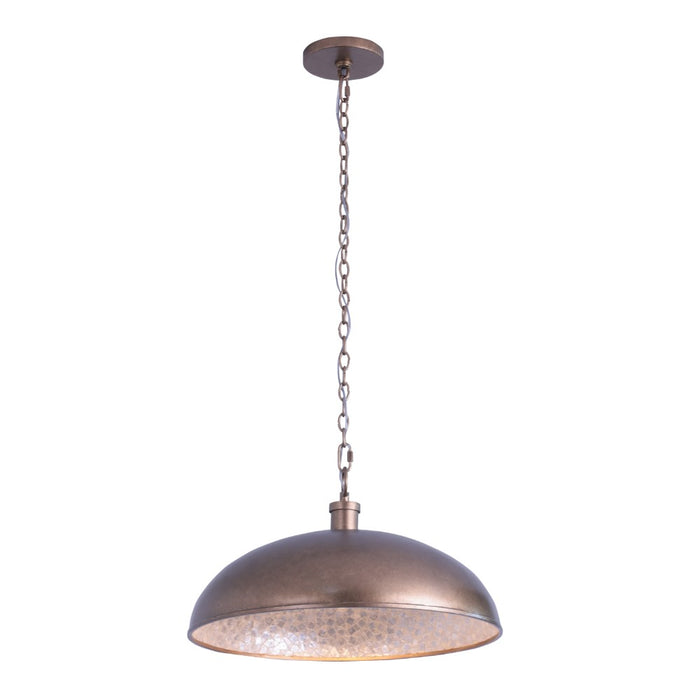 Kalco 520455PAB One Light Pendant, Pearlized Antique Brass