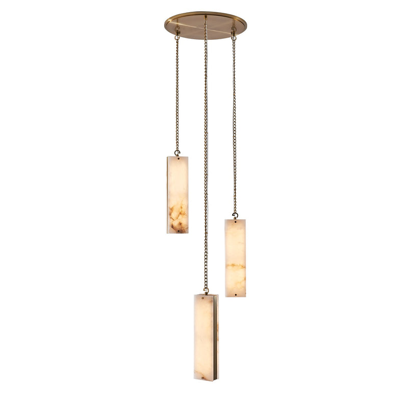 Kalco 520751WB LED Pendant, Winter Brass