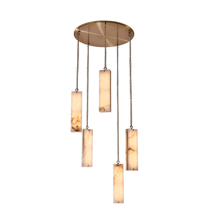 Kalco 520752WB LED Pendant, Winter Brass