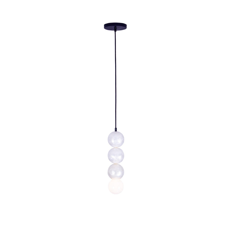 Kalco 522011MB One Light Pendant, Matte Black