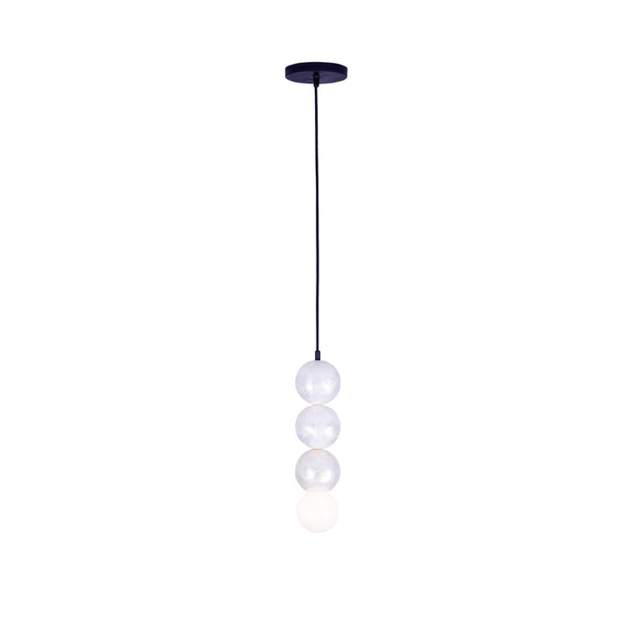 Kalco 522011MB One Light Pendant, Matte Black