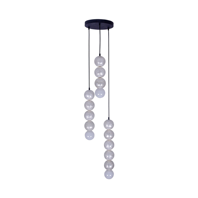 Kalco 522053MB Three Light Pendant, Matte Black