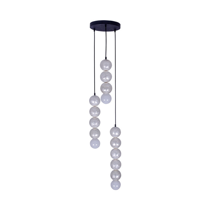 Kalco 522053MB Three Light Pendant, Matte Black