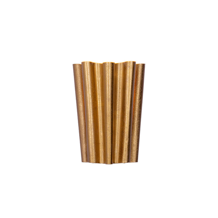 Kalco 522822BGL Two Light Wall Sconce, Bright Gold Leaf