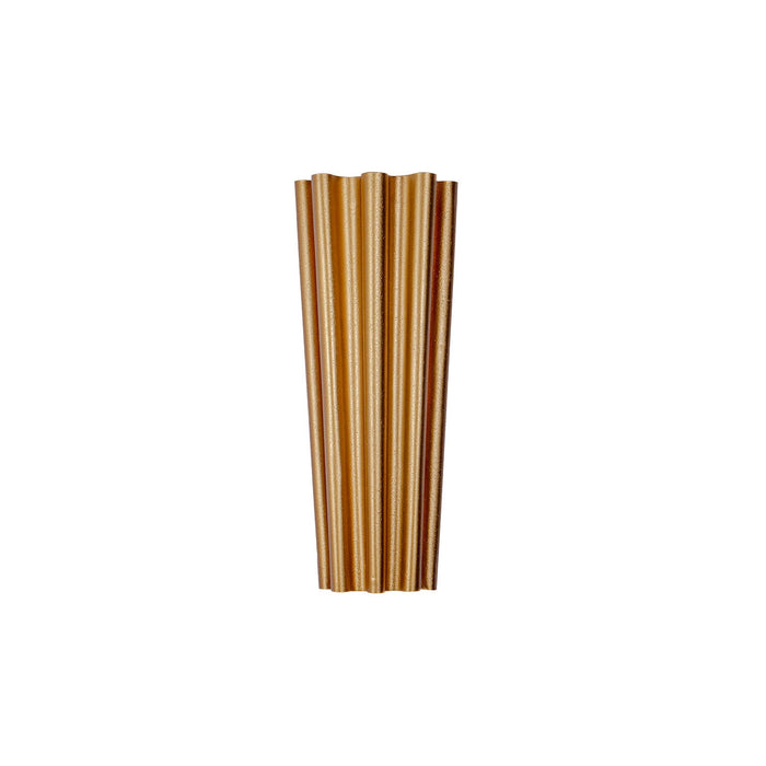 Kalco 522823BGL Three Light Wall Sconce, Bright Gold Leaf