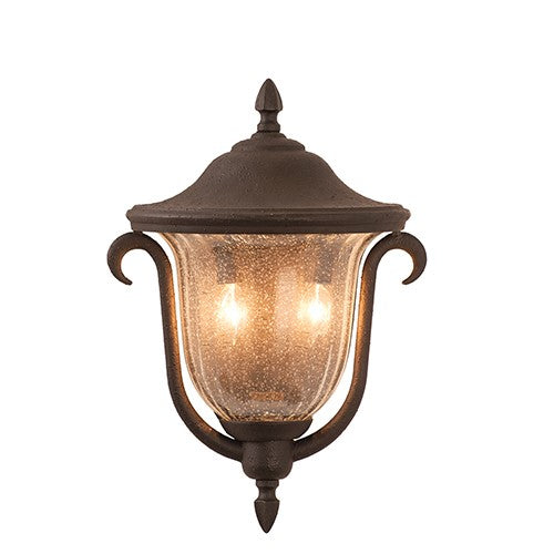 Kalco 9000MB Two Light Outdoor Porch Light, Textured Matte Black