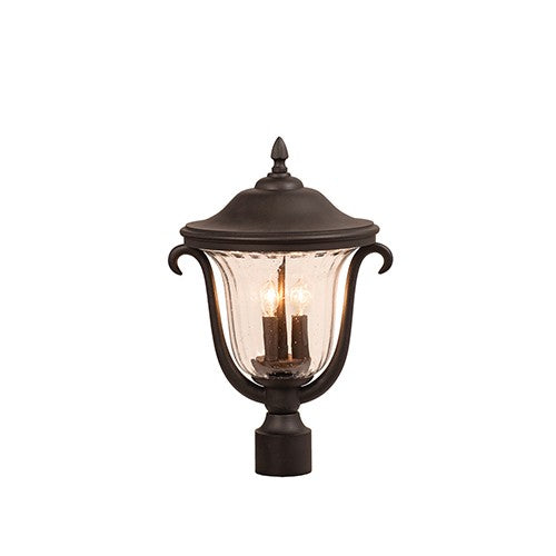 Kalco 9012MB Three Light Outdoor Hanging Lantern, Textured Matte Black