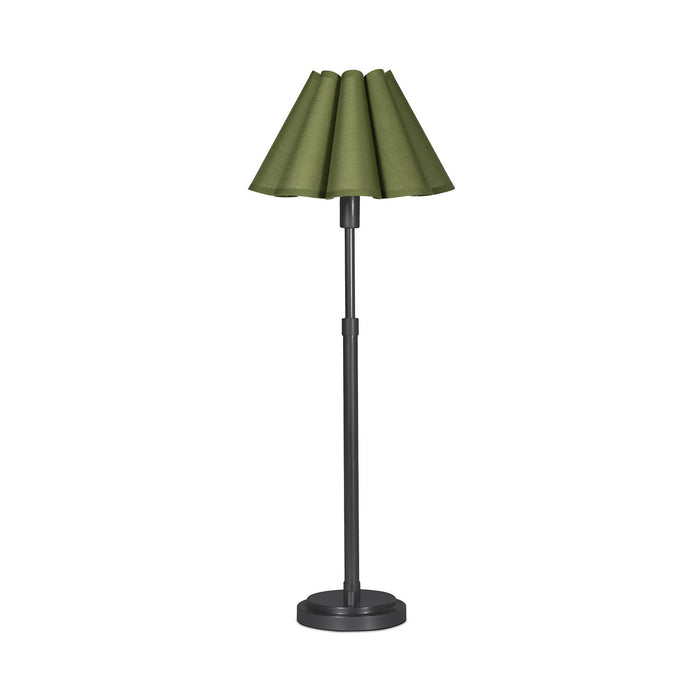 Regina Andrew 13-1681BB-GRN One Light Buffet Lamp, Blackened Brass