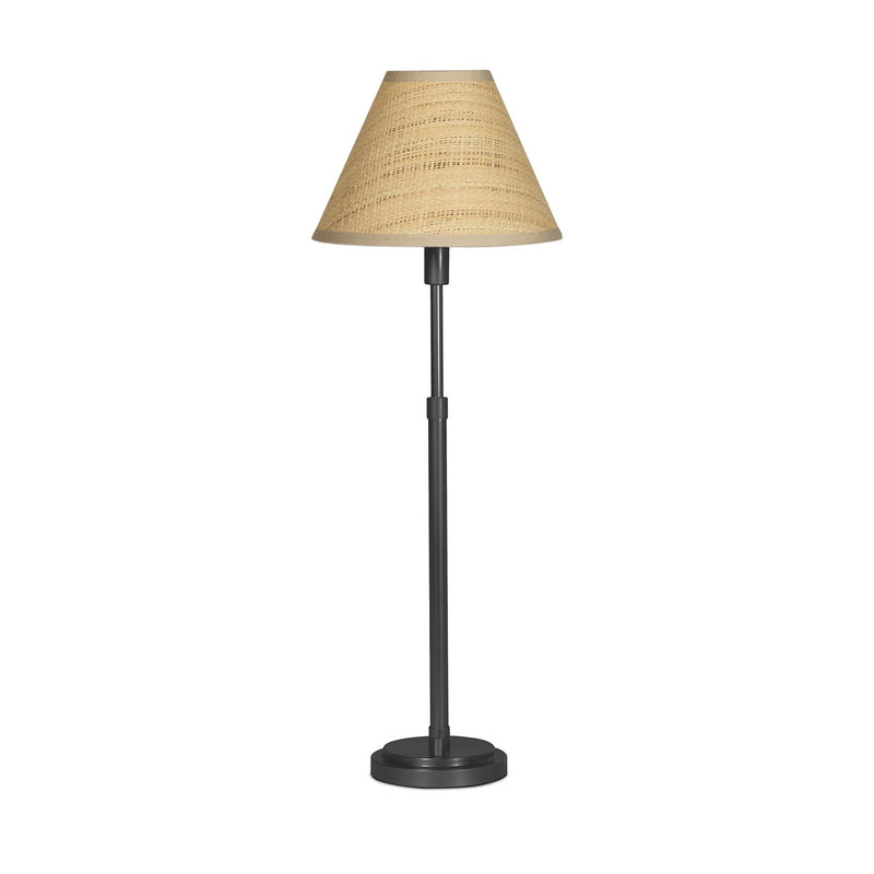 Regina Andrew 13-1681BB-RAT One Light Buffet Lamp, Blackened Brass