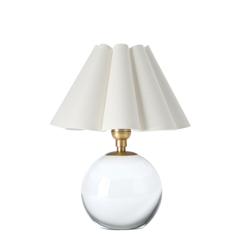 Regina Andrew 13-1694NB-WT One Light Mini Lamp, Clear